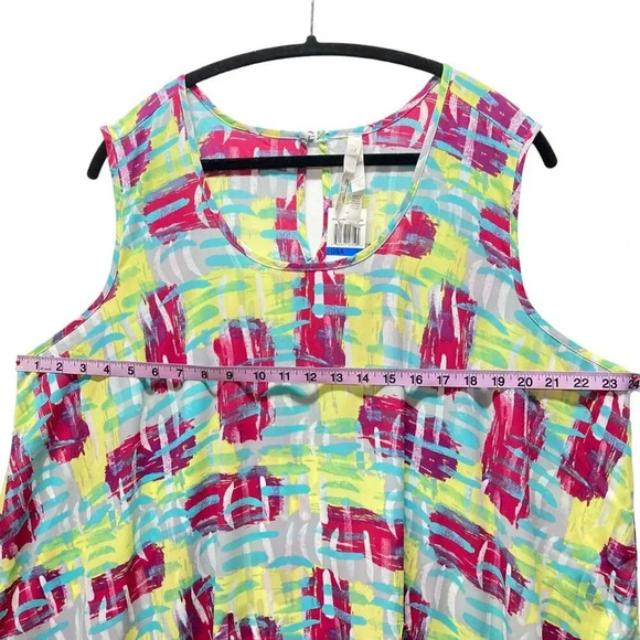 Melissa McCarthy Seven7 Tunic Dress Cover-up, Size 1X,‎ Hi-Lo Hem, New w Tags - Picture 6 of 11